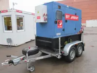 Generator, diesel - semitrailer, 64kW, 24h