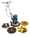 Floor Sanding machine wood floor  (Wirbel)