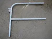 GEDA Landing Level Safety Gate "Comfort" - fixed guardrail