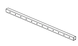 Geda rear beam, roof platform holder