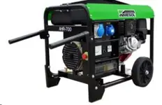 Portable petrol generator, 6kW, 230V