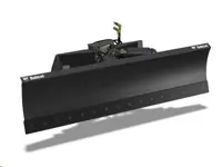 Snow blades for skid steers