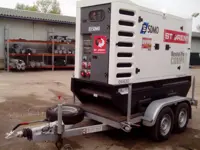 Generaattori, diesel - puoliperävaunu, 80 kW