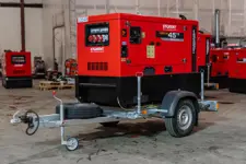 Dyzelinis generatorius, priekaba 32kW, 24h