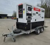 Dīzeļģenerators, puspiekabe, 100 kW
