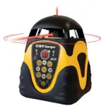 Laser leveller with remote control, stand and lat