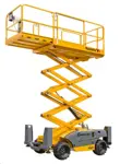 Šķērveida pacēlājs ar platformu ( pašgājējs, dīzelis, 4 WD), 10m