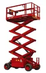Šķērveida pacēlājs ar platformu ( pašgājējs, dīzelis, 4 WD), 12m