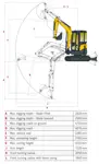 Mini-excavators, <4t