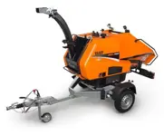 Towable shredder of twigs, <160mm