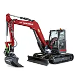Mini-excavators, <8t (Quick Couples S50), with rototilt