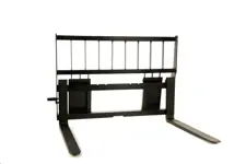 Forks with tilting carriage