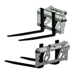 Manitou MT forks hydraulically adjustable width 3000kg